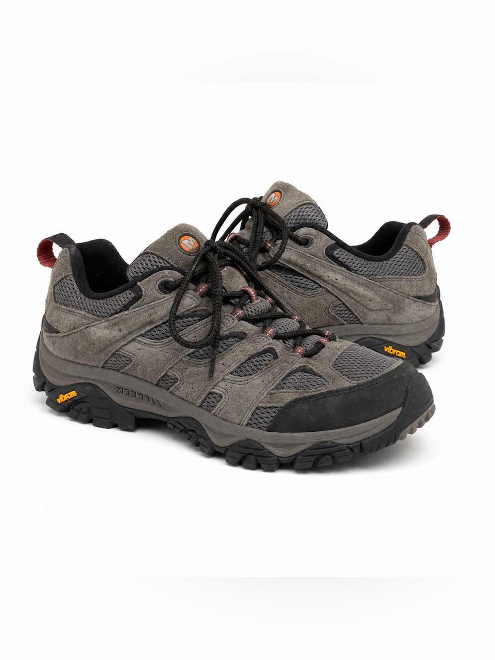 Merrell Moab 3 Men's Grey and Black Trail Hiking Shoes Size 8W
